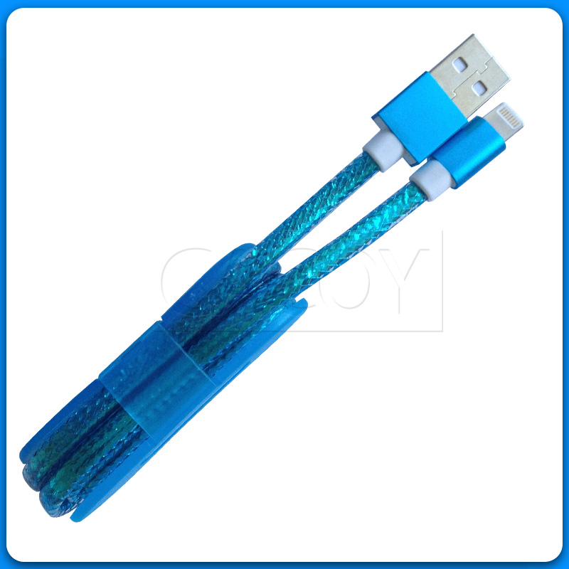 Transparent cable with cable clip multi-purpose